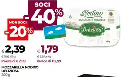 Coop MOZZARELLA NODINO DELIZIOSA offerta