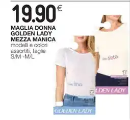 Coop MAGLIA DONNA GOLDEN LADY MEZZA MANICA offerta