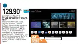 Coop TV LED 32 32HW01V SMART-TECH offerta