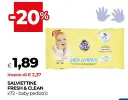 Coop SALVIETTINE FRESH & CLEAN offerta