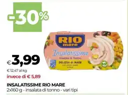 Coop Insalatissime Rio Mare offerta