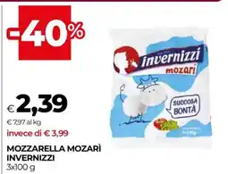 Coop MOZZARELLA MOZARI INVERNIZZI offerta