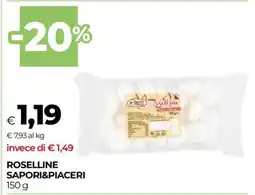 Coop ROSELLINE SAPORI&PIACERI offerta