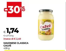 Coop Maionese Classica Calvé offerta