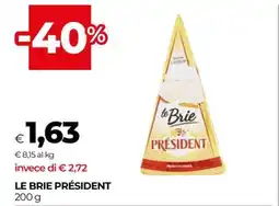 Coop LE BRIE PRÉSIDENT offerta