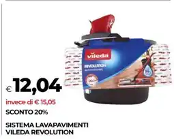 Coop SISTEMA LAVAPAVIMENTI VILEDA REVOLUTION offerta