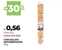 Coop CONI GELATO SAPORI&PIACERI offerta