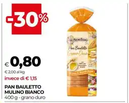 Coop Pan Bauletto Mulino Bianco offerta