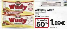 Coop WÜRSTEL WUDY offerta