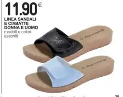 Coop LINEA SANDALI E CIABATTE DONNA E UOMO offerta