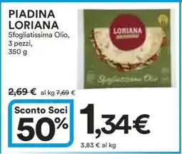 Coop PIADINA LORIANA offerta