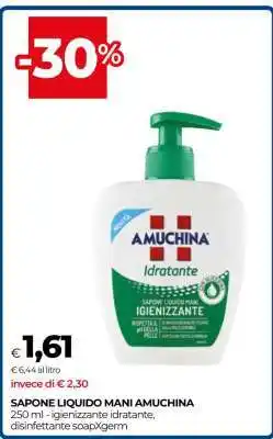 Coop SAPONE LIQUIDO MANI AMUCHINA offerta