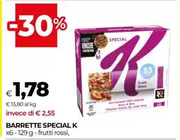 Coop Barrette Special K offerta