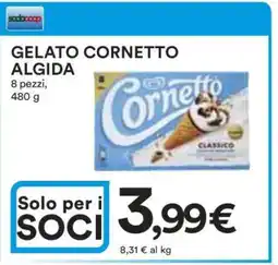 Coop GELATO CORNETTO ALGIDA offerta