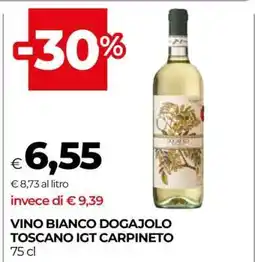 Coop VINO BIANCO DOGAJOLO TOSCANO IGT CARPINETO offerta