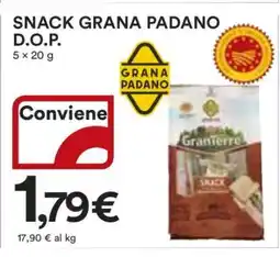 Coop SNACK GRANA PADANO D.O.P offerta