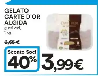 Coop Gelato Carte D'Or Algida offerta