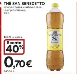 Coop Thè San Benedetto offerta
