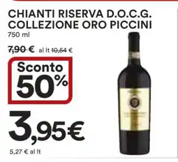 Coop Chianti Riserva D.O.C.G. Collezione Oro Piccini offerta