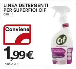Coop LINEA DETERGENTI PER SUPERFICI CIF offerta