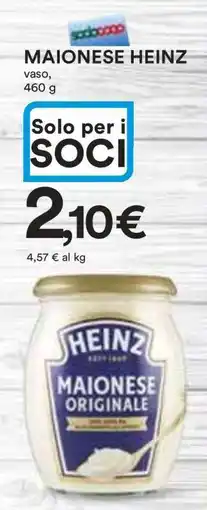 Coop Maionese Heinz offerta