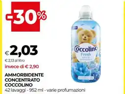 Coop Ammorbidente Concentrato Coccolino offerta