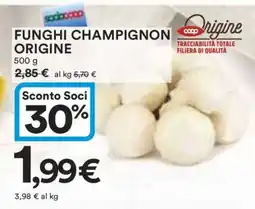 Coop Funghi Champignon Origine offerta