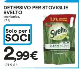 Coop Detersivo per stoviglie Svelto offerta