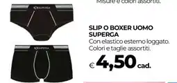 Coop SLIP O BOXER UOMO SUPERGA offerta