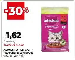 Coop Alimento per gatti Pranzetti Whiskas offerta