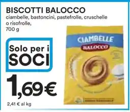 Coop Biscotti Balocco offerta