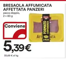 Coop BRESAOLA AFFUMICATA AFFETTATA PANZERI offerta