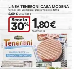 Coop LINEA TENERONI CASA MODENA offerta