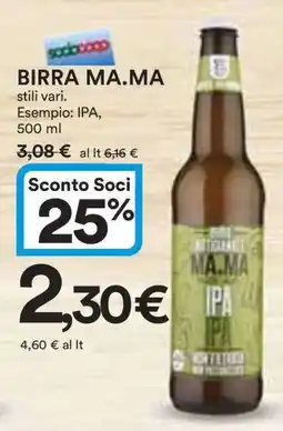Coop BIRRA MA.MA offerta