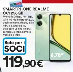 Coop SMARTPHONE REALME C61 256GB offerta