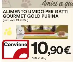 Coop Alimento umido per gatti Gourmet Gold Purina offerta