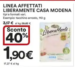 Coop LINEA AFFETTATI LIBERAMENTE CASA MODENA offerta