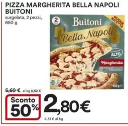 Coop Pizza Margherita Bella Napoli Buitoni offerta