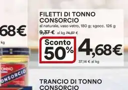 Coop FILETTI DI TONNO CONSORCIO offerta