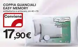 Coop COPPIA GUANCIALI EASY MEMORY offerta