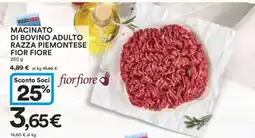 Coop Macinato di Bovino Adulto Razza Piemontese Fior Fiore offerta
