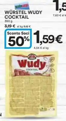Coop WÜRSTEL WUDY COCKTAIL offerta