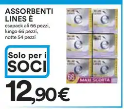 Coop ASSORBENTI LINES È offerta