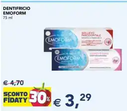 Esselunga DENTIFRICIO EMOFORM offerta