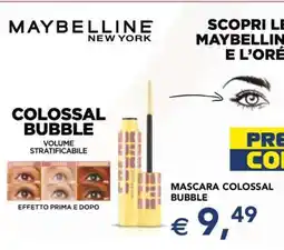 Esselunga Mascara Colossal Bubble offerta