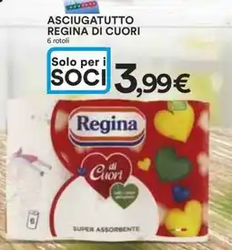 Coop ASCIUGATUTTO REGINA DI CUORI offerta