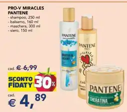 Esselunga PRO-V MIRACLES PANTENE offerta