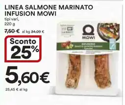 Coop LINEA SALMONE MARINATO INFUSION MOWI offerta