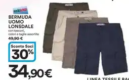 Coop BERMUDA UOMO LONSDALE offerta