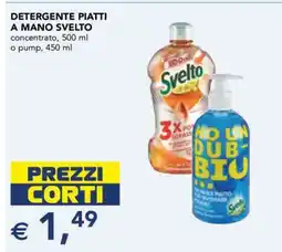Esselunga DETERGENTE PIATTI A MANO SVELTO offerta